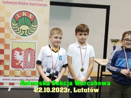 Indywidualne i Drużynowe Mistrzostwa Województwa Łódzkiego w warcabach 100-polowych - Lututów, 2023 rok