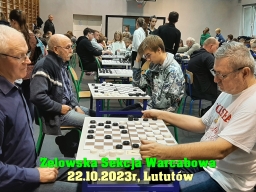 Indywidualne i Drużynowe Mistrzostwa Województwa Łódzkiego w warcabach 100-polowych - Lututów, 2023 rok