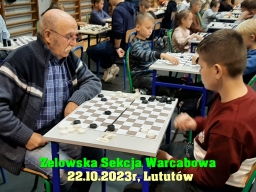 Indywidualne i Drużynowe Mistrzostwa Województwa Łódzkiego w warcabach 100-polowych - Lututów, 2023 rok