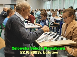 Indywidualne i Drużynowe Mistrzostwa Województwa Łódzkiego w warcabach 100-polowych - Lututów, 2023 rok