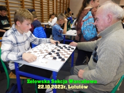 Indywidualne i Drużynowe Mistrzostwa Województwa Łódzkiego w warcabach 100-polowych - Lututów, 2023 rok