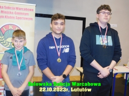 Indywidualne i Drużynowe Mistrzostwa Województwa Łódzkiego w warcabach 100-polowych - Lututów, 2023 rok