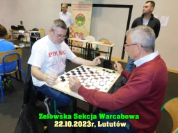 Indywidualne i Drużynowe Mistrzostwa Województwa Łódzkiego w warcabach 100-polowych - Lututów, 2023 rok