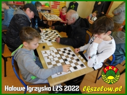 Miejsko-Gminne Halowe Igrzyska LZS w warcabach i szachach - 2022 rok