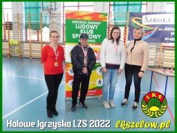 Miejsko-Gminne Halowe Igrzyska LZS w warcabach i szachach - 2022 rok