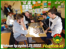 Miejsko-Gminne Halowe Igrzyska LZS w warcabach i szachach - 2022 rok