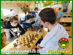 Miejsko-Gminne Halowe Igrzyska LZS w warcabach i szachach - 2022 rok