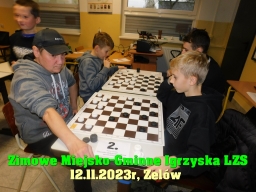 Zimowe Igrzyska Miasta i Gminy Zelów w warcabach 64-polowych - 2023 rok