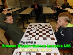 Zimowe Igrzyska Miasta i Gminy Zelów w warcabach 64-polowych - 2023 rok
