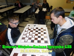 Zimowe Igrzyska Miasta i Gminy Zelów w warcabach 64-polowych - 2023 rok