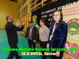 Zimowe Igrzyska Miasta i Gminy Zelów w warcabach 64-polowych - 2023 rok